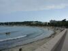 Der grosse Strand von Antibes: im Herbst ein gemtlicher Ruheplatz
