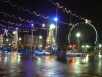 Weihnachtsbume und ein Riesenrad auf der Place Massna.