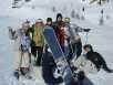 Unsere Gruppe: hinten v.l.n.r.: Bibi, Marie, ?, Samuel und Marvin (Deutscher), vorne: Pawel und Tom