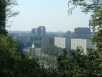 Einer der vielen Prke: Aussicht vom Voklspark Friedrichshain auf die Stadt