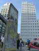 Ein letztes Stck Mauer am Potsdamer Platz